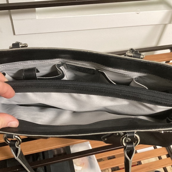 EUC Black Leather Cole Haan Tote - Picture 6 of 11